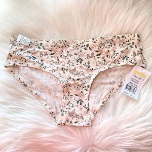 🆕 Rene Rofe Sophie B Ultra Soft Invisible Edge No-Show Floral Hipsters Panty
